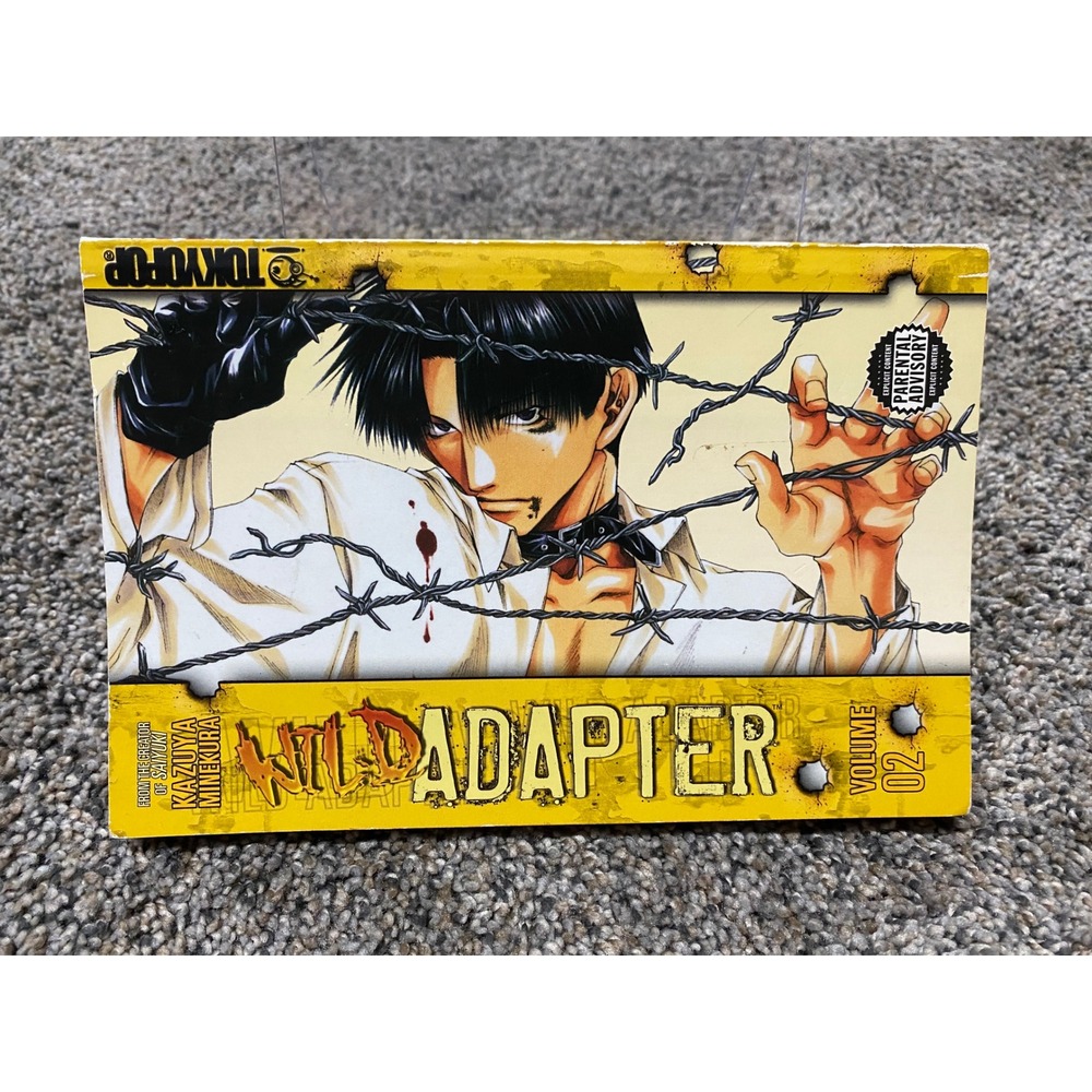 Tokyopop Wild Adapter Volume 2 Manga Adult OS Yellow Fair Kazuya Minekura Action